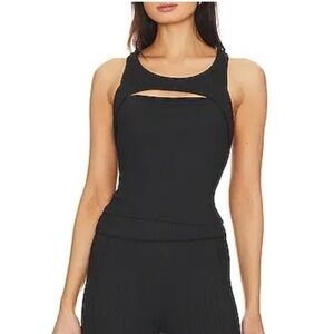 NWT GiGi C Davis Sport Tank in Black Sz M